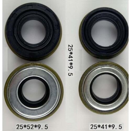 Free Shipping 3pcs 25X41X9.5 3pcs 25X52X9.5 25*41*9.5 25*52*9.5 Gasoline Engine Cultivator Oil Seal Suit For Chinese Brand