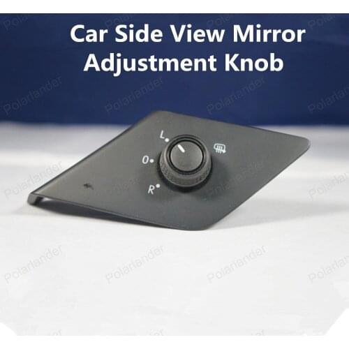 Polarlander 31G959565 for New J/etta New S/antana Rear View Mirror Adjustment Switch Car Side View Mirror Knob Chrome