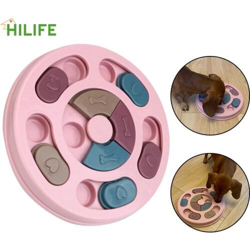 Training Games Feeder Pet Puzzle Toys Dog Slow Eat Bowl Interactive Dispensing Feeding For Small Medium Dog Puppy Increase IQ