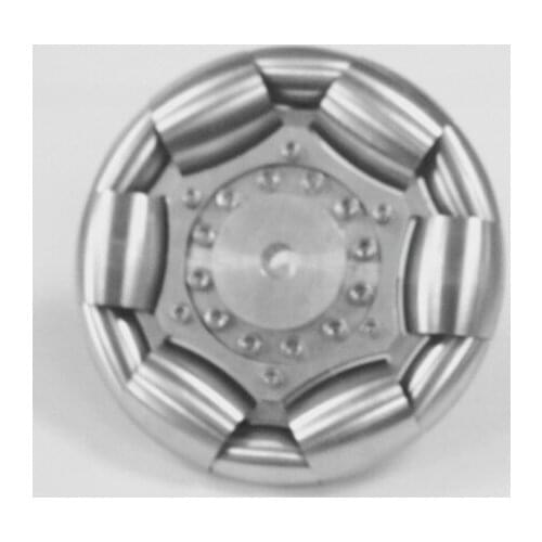 Official smarian 100mm stainless steel rollers omni wheel for ball balance ballbot 14183 1 order Diy Wheeled Robotic Car Chassis