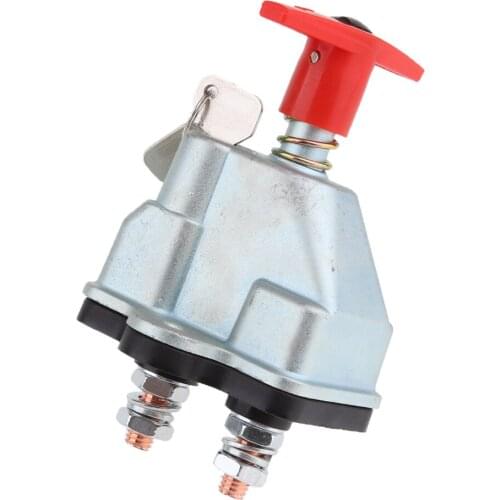12V Master Battery Disconnect Switch Kill 2 Post Cut Off With Keys