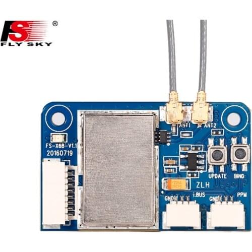 1/2/5pcs Flysky FS-X6B FS X6B 2.4G PPM i-BUS 6CH Receiver For Rc Quadcopter FS-I6X FS-i4 FS-i6 FS-i6S Transmitter