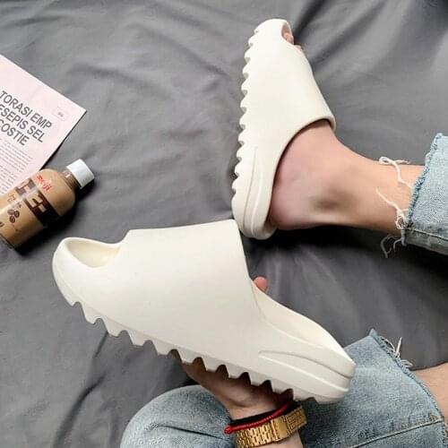 Summer Women Mens Slippers Fashion Thick Serrated Sole Non-Slip Edge Ladies Sandals Slides Indoor Flip Flops Platform Shoes