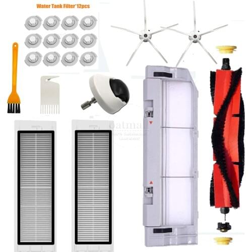 Detachable Main Brush Roller Hepa Filter Replacement For XIAOMI MI Roborock S5 Max S50 S51 Roborock S6 MaxV Robot Vacuum Cleaner
