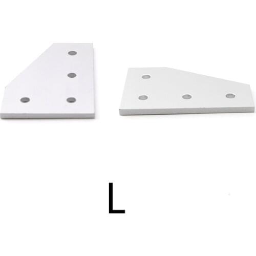 LINK CNC right angle Joining Plate 4 holes for 4040 Aluminum profiles