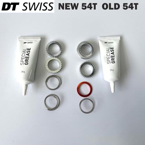 Swiss DT 54T star ratchet kit: 2 star ratchet, 2 springs and lubricantdt swiss star ratchet 54t exp: 2 star turnstiles, 1 spring