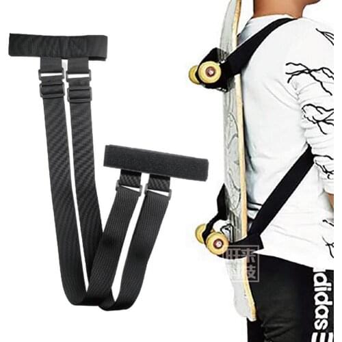 Universal Shoulder Carrier Skateboard Backpack Strap Durable Adjustable Snowboard Longboard Skateboard Backpack Carrier