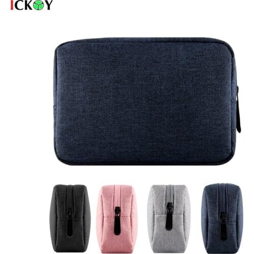 Power Bank Cell Phone Charging Cable Organiser Pouch Bag Storage Case for Charger Adaptors Earphone Xiaomi Huawei Samsung iPhone