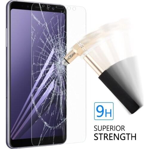 Screen Protector Glass For Samsung A5 A6 A7 A8 Plus Tempered Glass for Samsung Galaxy A3 A7 Protective Film Glass