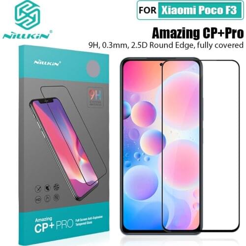 For Xiaomi Poco F3 Screen Protector NILLKIN CP+Pro /H /H+Pro Tempered Glass For Xiaomi Redmi K40 Anti-Explosion Glass