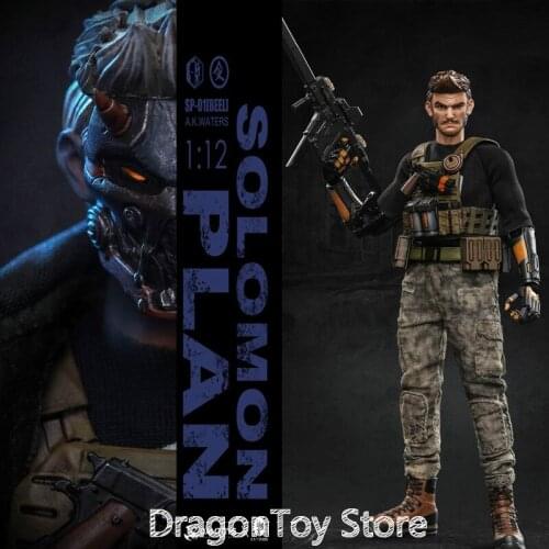 1/12 DAMTOYS SIP001C Solomon Plan A.K. Waters BEEL Silider Figure Doll Toy
