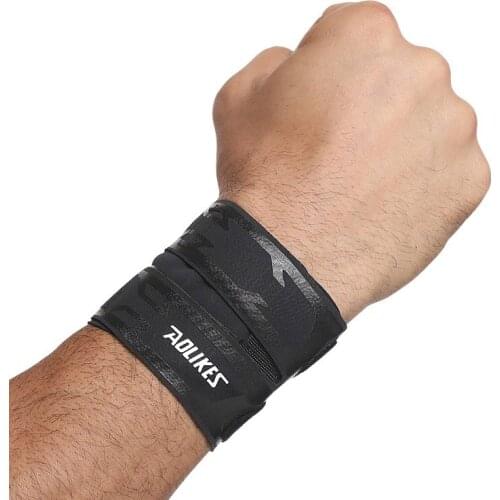 1 PCS Gym Support Wrist Brace Wrap Wrist Brace Wrap Elastic Sport Bandage Wrist Band Hand Tennis Weat Band Fitness