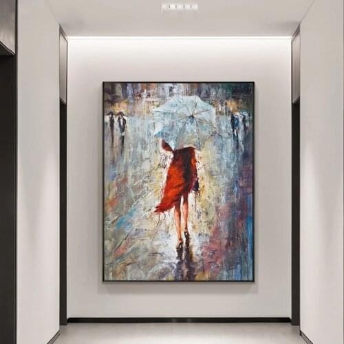 100% Hand Painted Abstract Oil Painting Hand Made Large Size Canvas Figure Abstract Wall Art Pictures For Living Room Home Decor