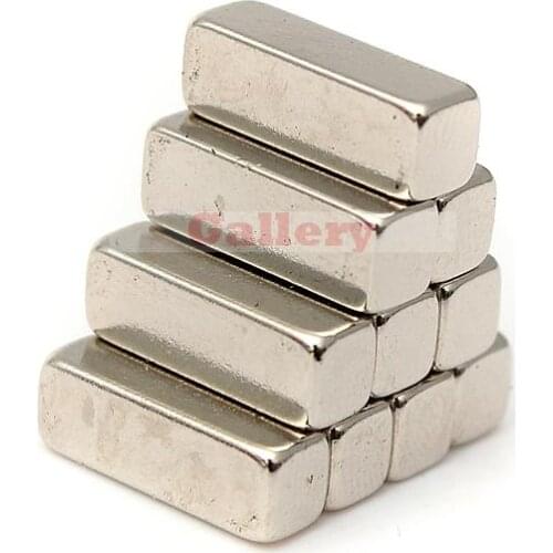 100pcs Strong Block Rare Earth Neodymium Magnets 12mm x 4mm x 4mm N35 Grade