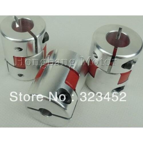 3PCS CNC Coupling Flexible 10x16mm D40L40 Jaw Spider Plum Coupling Shaft Coupler