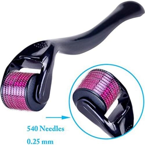 540 Derma Roller Pure Microneedling 0.2/0.25/0.3mm Needles Length Titanium Dermoroller Microniddle Roller For Face Skin Care