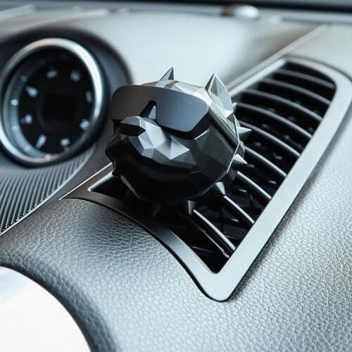 GrandEver Cool Bulldog New car Air freshener car perfume car decoration car fragrance perfume clip for Auto Interior Accessories