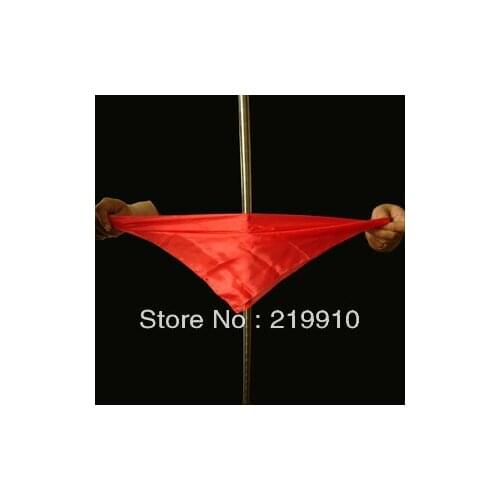 Free Shipping 3 pcs/lot Silk Thru Cane --Magic Trick, Fun Magic, Party Magic