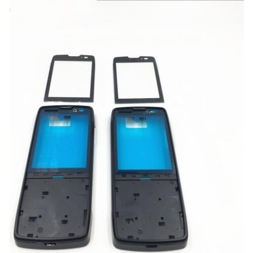 For Philips X5500 CTX5500 Touch digitizer Glass Screen +Front housing black by free shipping