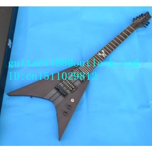 Wholesale and retail 7-strings electric guitar F-1576+softcase+free shipping