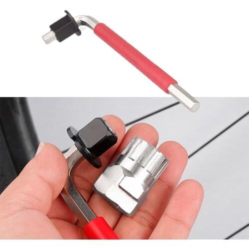 Bicycle Cassette Removal Tool Crank Shaft Sprocket Removal Auxiliary Wrench Adaptor 8MM Hexagonal Wrench Cycling Accessories