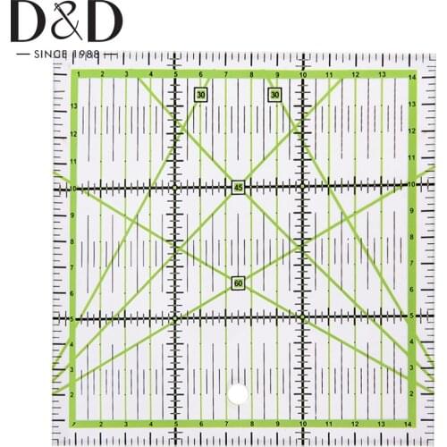 Quilting Ruler Square Patchwork Rulers Fabric Cutting Ruler for Easy Precision Cutting and Crafts Quilting and Sewing Tool