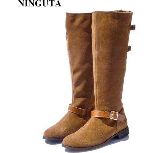 Женские высокие ботинки NINGUTA China At AliExpress