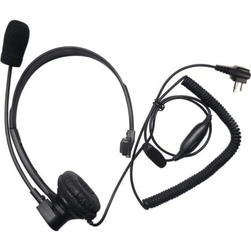 Walkie Talkie Overhead Headset Boom Mic For Motorola XTN446 XTN500 CLS446 CP040 CP140 DP1400 CP200 EP450 BPR40 GP300