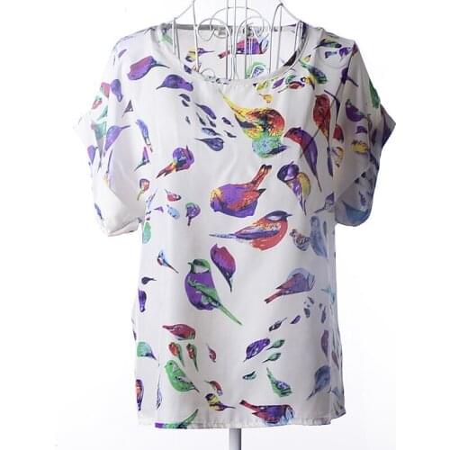 Casual Blouse Shirt 19 Patterns Brand Cheap Women Clothes China Body Tops Tee Summer Camisa Female Ladies Shirt Blusas Femininas