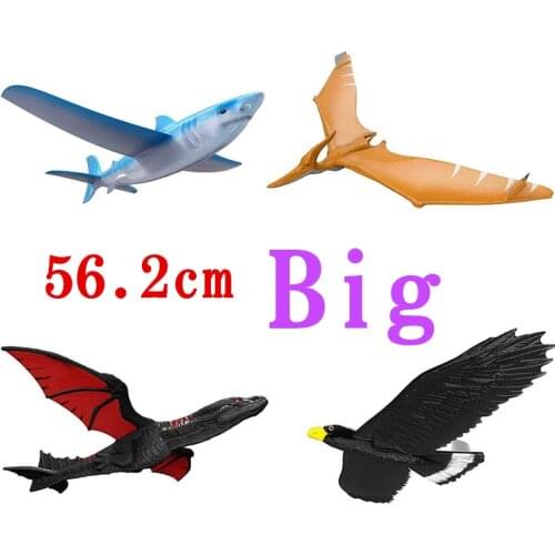 EPP Airplane Hand Launch Throwing Glider Aircraft Inertial Foam Dragon Eagle Shark Plane Model Outdoor Toy Educational Toys Gift