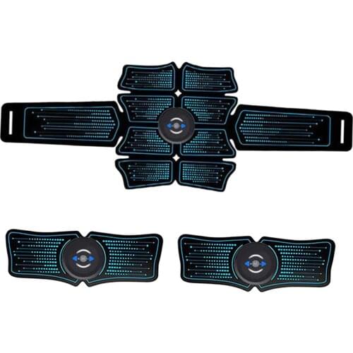 ABS Stimulator Muscle Toner Abdominal Toning Belt Muscle Trainer Belt + arm