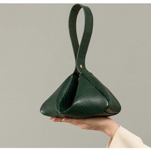 Crocodile pattern Tote Bucket bag 2021 New High-quality PU Leather Womens Designer Handbag Vintage Shoulder Messenger Bag