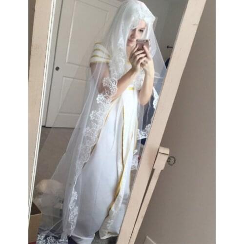 Wedding veil 2017 Top Selling lowest price white/Ivory one-layer bride accessories Cathedral 3M Head Vail Bridal veil no comb