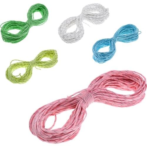 100FT 9 Core Strand Luminous Paracord Parachute Cord Reflective Rope - Choice of Color