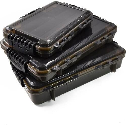 Outdoor Waterproof Fishing Tackle Box Large Capacity Fishing Accessories Tool Storage Box Fish Hook Lure Fake Bait Box Fishing