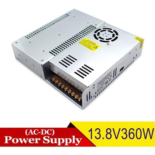 Universal 13.8V 26.1A 360W DC Power Supply Driver Transformers 220V 110V AC DC13.8V SMPS for CCTV Camera LED Light Lamp Monitor