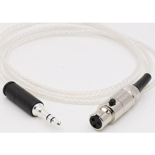 High quality Handmade 3.5mm 5N OFC Silver plated Headphone Upgrade Cable for K271 K272 K240 K242 K702 Q701