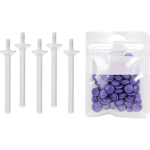 1Bag Depilatory Wax Waxing Beads Hair Removal Set & 5x Applicator