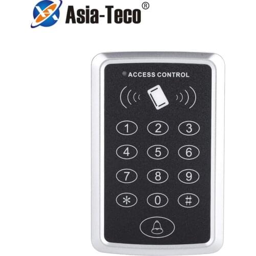 125KHz RFID Access Control Keypad Outdoor Rainproof Cover EM Card Reader 10pcs Keyfobs For Door Access Control System
