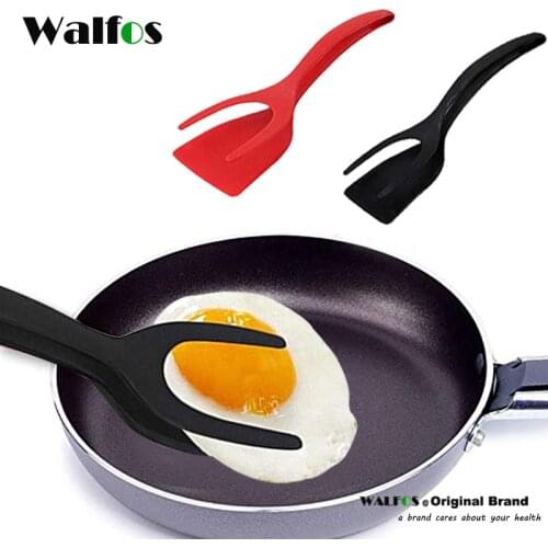 2 in 1 Non-Stick Fried Egg Turners Pancake Toasted Bread Grip and Flip Spatula Kitchen Utensils Cooking Tool Kitchen Accessories
