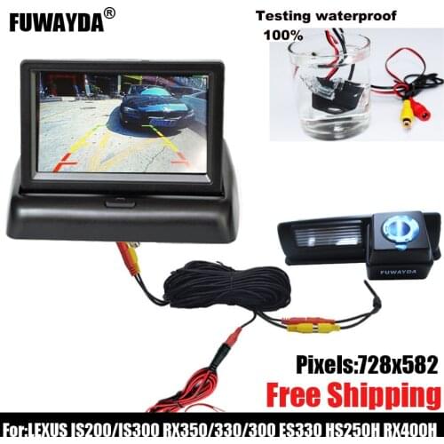 Car camera!! SONY CCD Car Reverse With Guide Line Rear View CAMERA FOR LEXUS IS200/IS300 RX350/330/300 ES330 HS250H RX400H