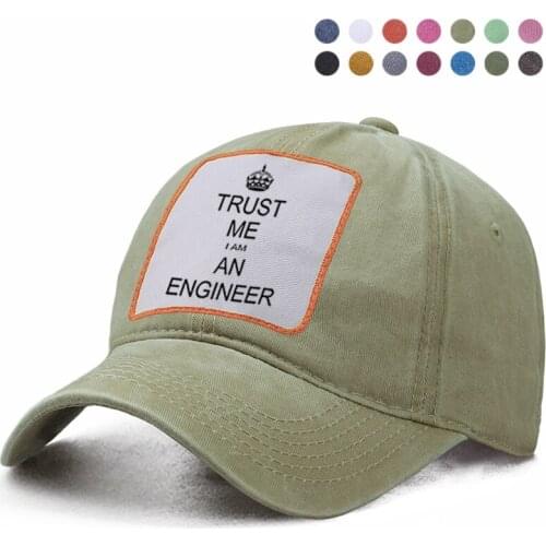 Baseball Cap Trust Me I Am An Engineer Dad Trucker Bone Solid Hats Woman Berets Ponytail Caps Snapback Casquette Gorras Hats
