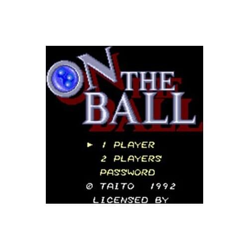 On the Ball16 bit Big Gray Game Card For NTSC Game Player Drop Shipping