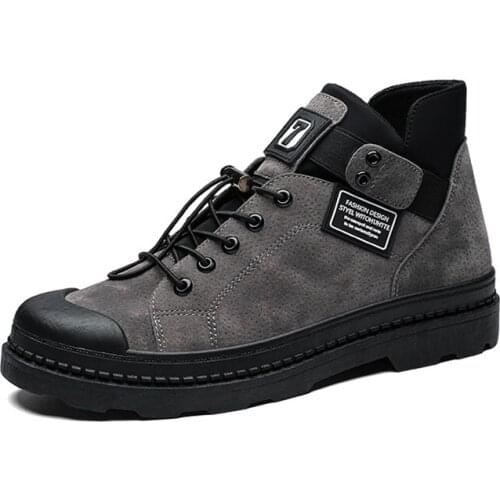 New Spring and Autumn Mens Martin Boots Snowfield Fashion High Top Warm Mens Ankle Boots Winter Snow Boots