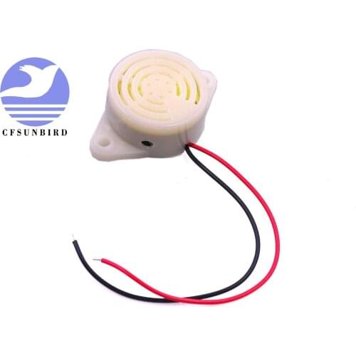 CFsunbird 1PCS SFM-27 DC 3-24V 12mA Industrial Continuous Sound Electronic Buzzer