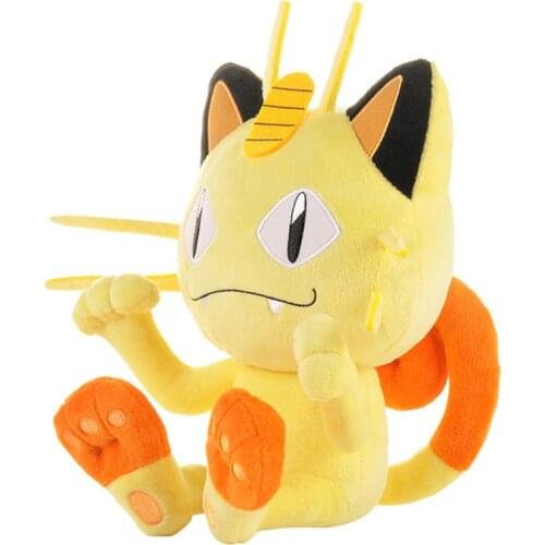 Anime Games Pokemon series 30CM Meowth plush toy stuffed toys Soft pillow A birthday present for children