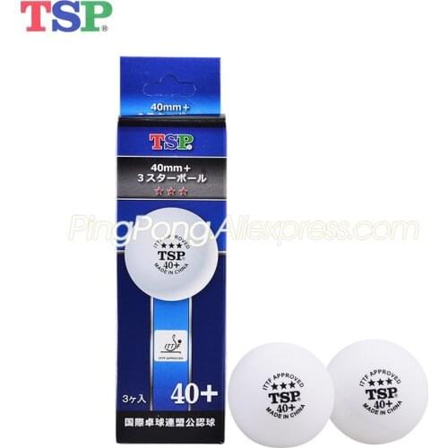 TSP 3 Star Table Tennis Ball (1st Generation) Plastic Original TSP 3-STAR Ping Pong Balls ITTF Approved