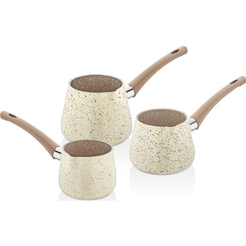 3 PCs Granite Coffee Pot Set