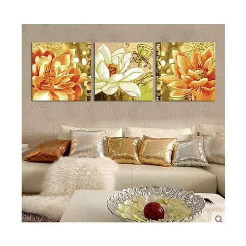 P060 Max Size 60x60cmx3 Frameless Pictures Painting By Numbers DIY Digital Oil Painting On Canvas Home Decoration DIY