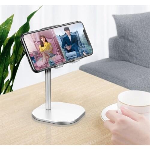 Cell Phone Stand for Desk Angle Height Adjustable Liftable Phone Holder Compatible with All Mobile Phones,iPhone iPad